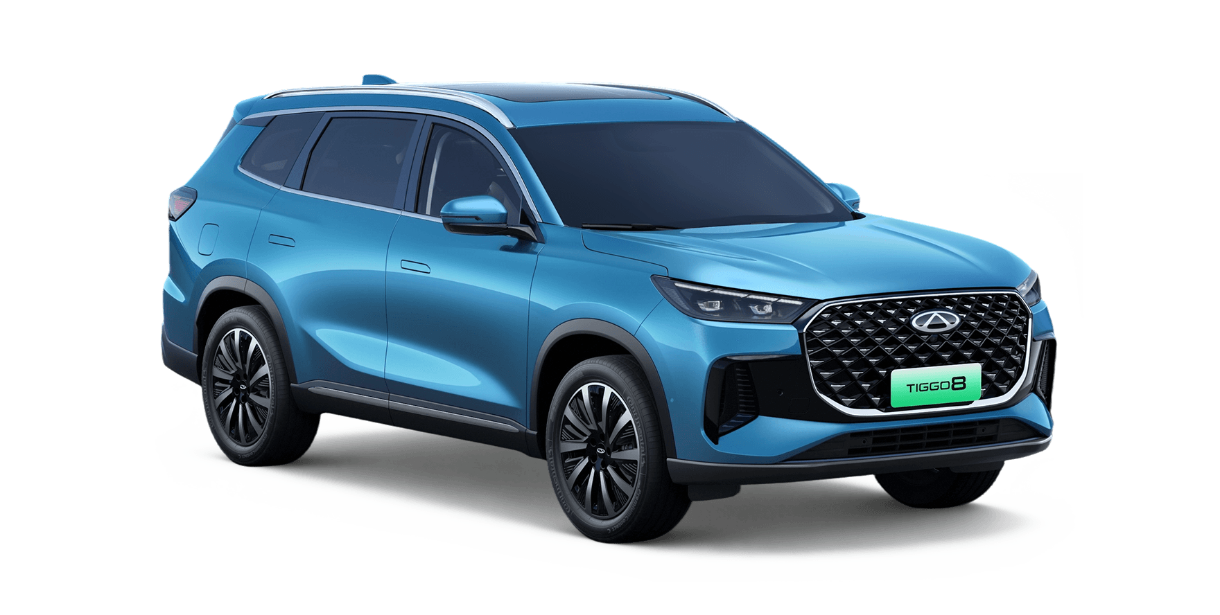 Chery Tiggo 8 CSH edition in Reef Blue