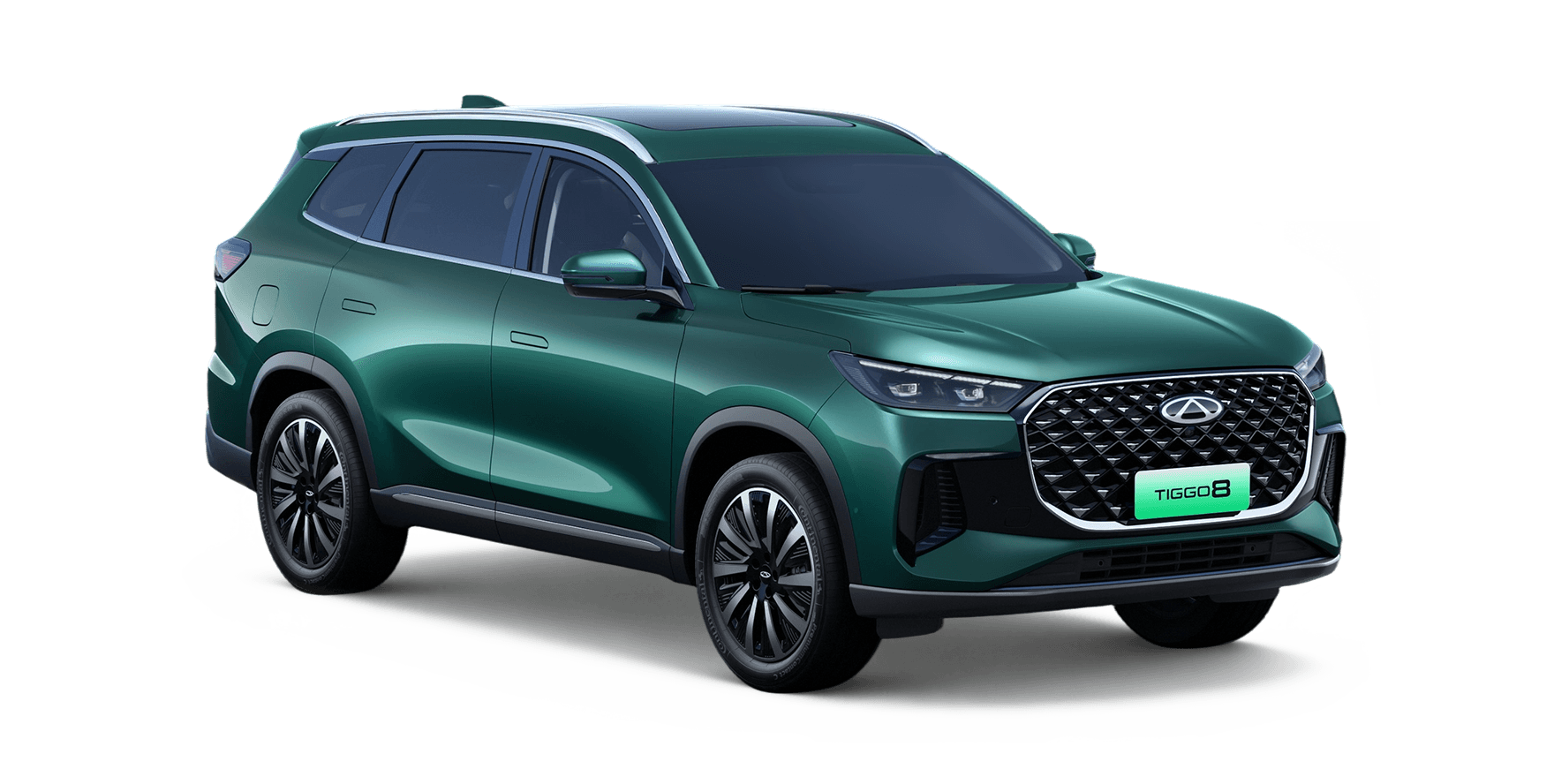 Chery Tiggo 8 CSH edition in Forest Green