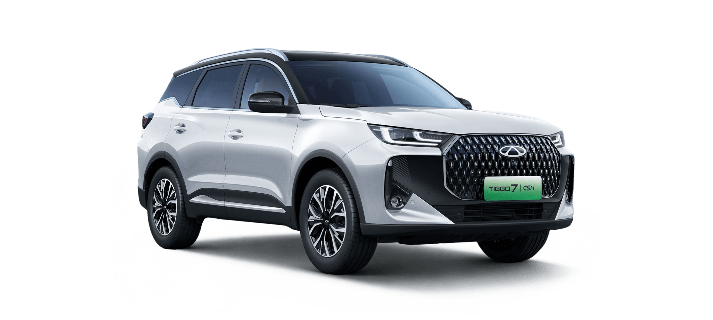 Chery Tiggo 7 CSH edition in Arctic White with Black Roof