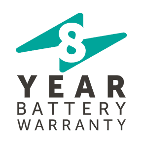 8-year or 100,000 miles battery warranty