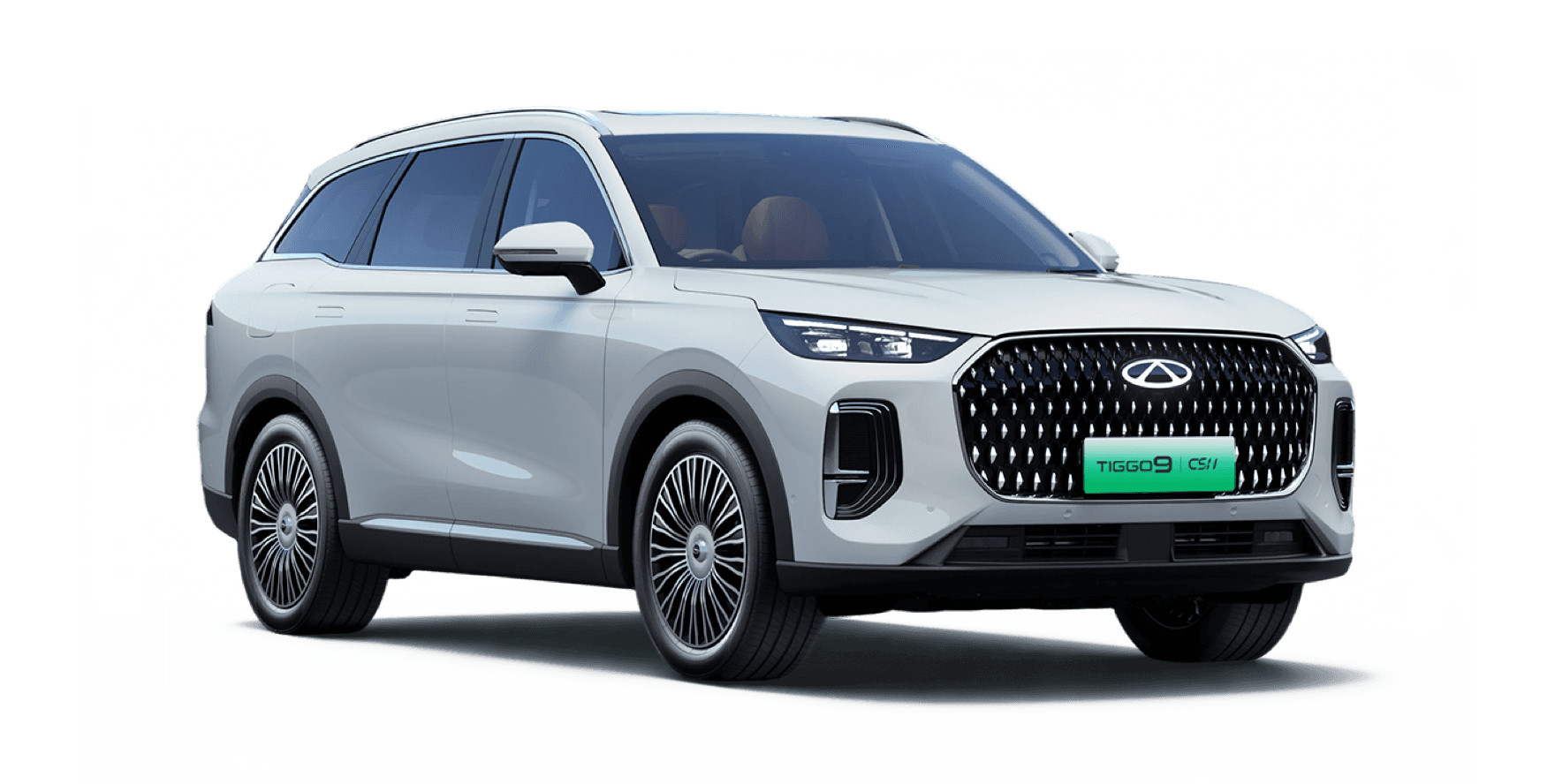 Chery Tiggo 9 Super Hybrid CSH edition in Arctic White Mist