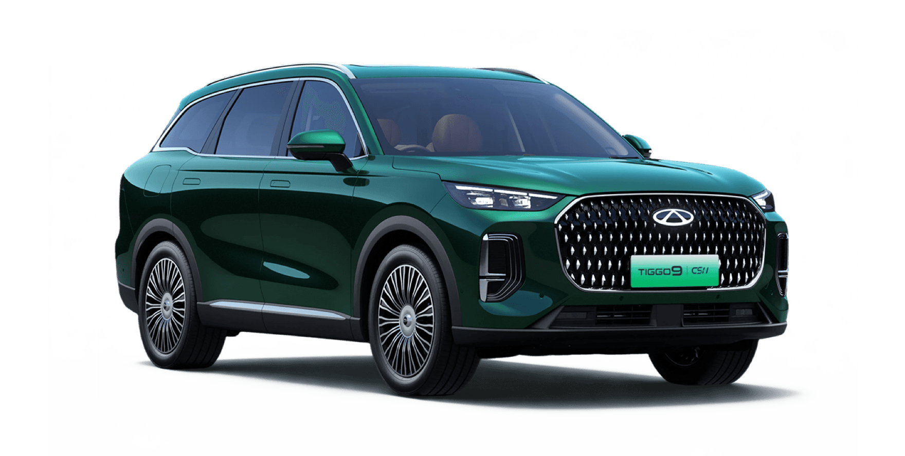 Chery Tiggo 9 Super Hybrid CSH edition in Forest Green