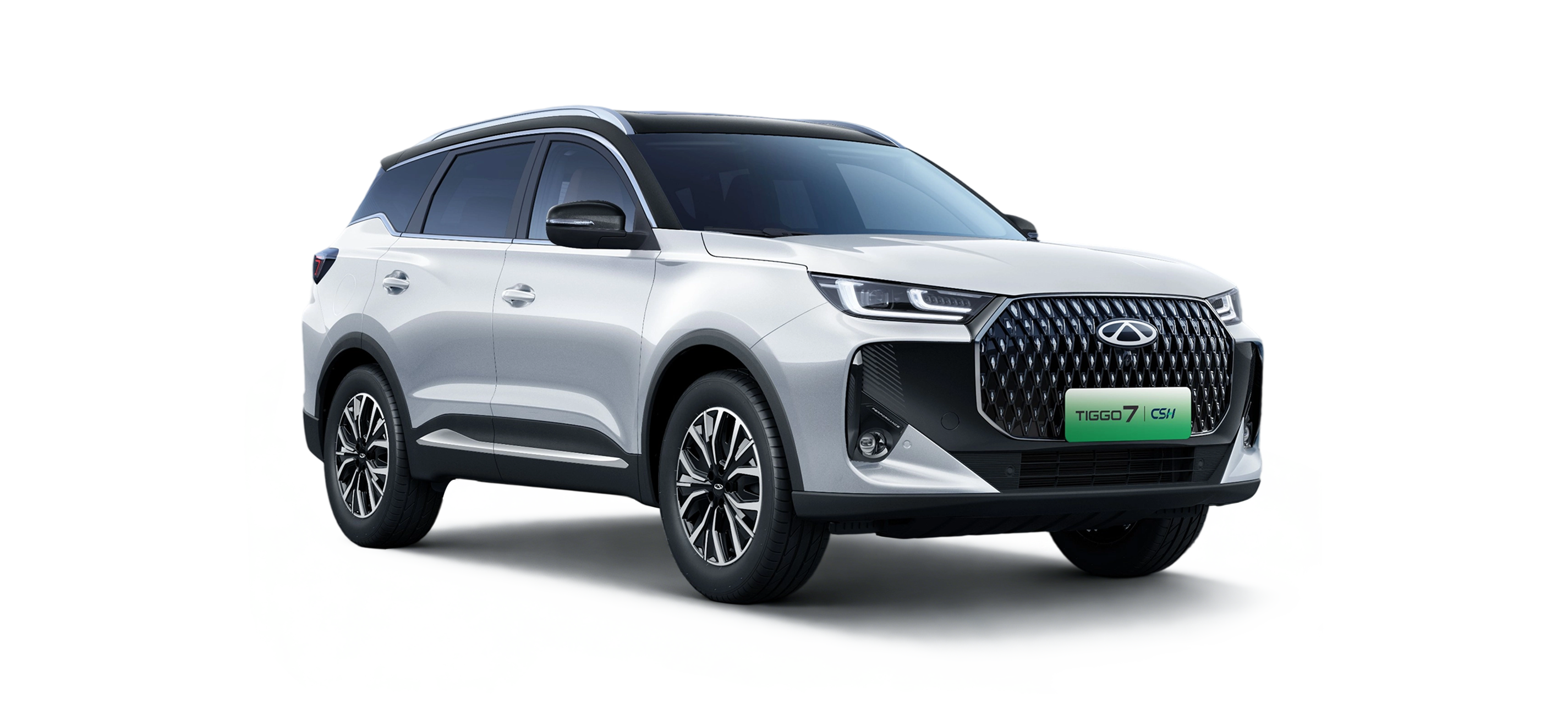 Chery Tiggo 7 CSH edition in Arctic White with Black Roof