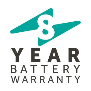 8-year or 100,000 miles battery warranty
